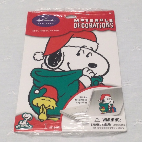 Peanuts Other - Hallmark Sticker Peanuts Moveable Decorations 2011 Made in U.S.A.